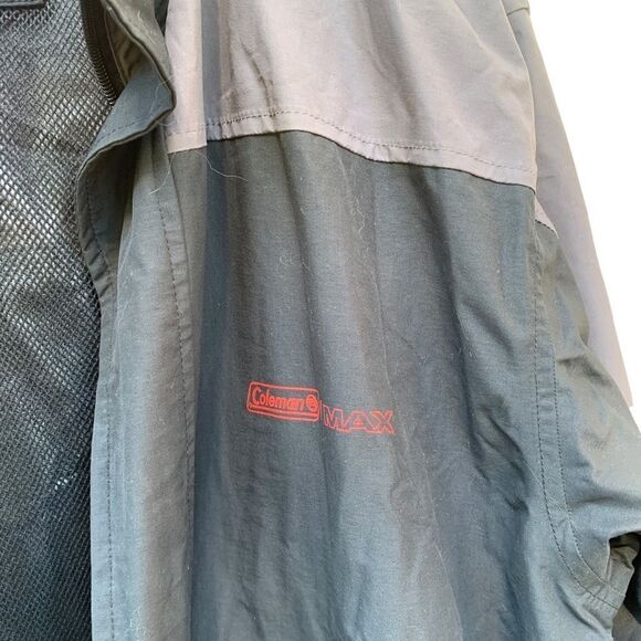 Coleman Full Zip Windbreaker Raincoat Fishing Camping Hiker Men’s Medium - Picture 7 of 11